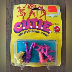 C.U.T.I.E. Mini Figure Pack by Mattel - Yellow, Purple, Pink